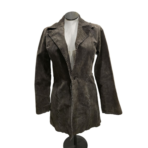 B-B DAKOTA Jackets & Blazers - Women's B-B DAKOTA Brown Leather Jacket M